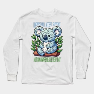 Cuddly Koala of Kindness: Mind Body Balance Long Sleeve T-Shirt